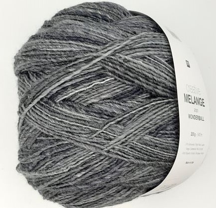 Rico Creative Melange Aran 200g - Grey Mix